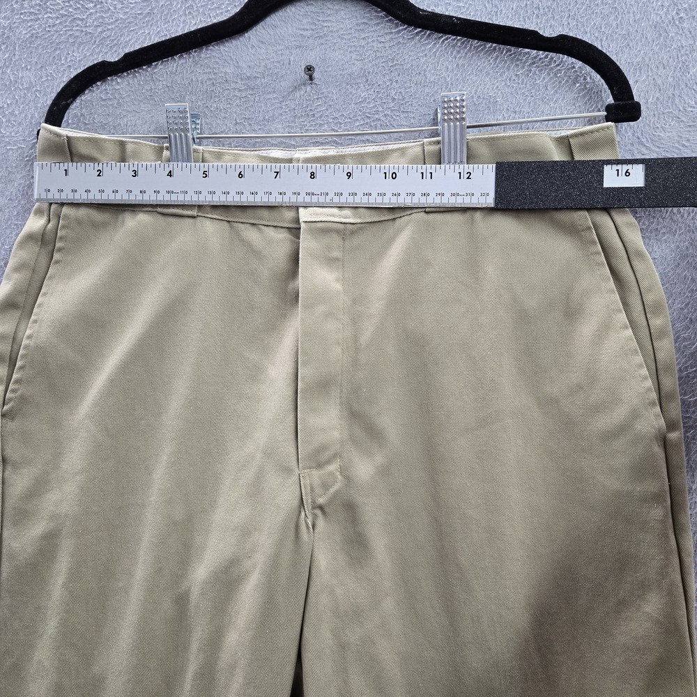 Dickies Men Pants 33X32 Brown Chino Work Pants Gorpcore 30" Inseam - Picture 6 of 11